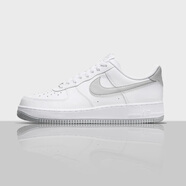 耐克（NIKE）【尖貨】Air Force AF1板鞋男空軍一號低幫秋冬季透氣休閑運動(dòng)鞋 FJ4146-100 白灰 42