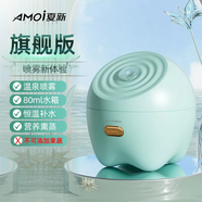 夏新（Amoi）熱噴蒸臉儀納米噴霧器家用面臉部美容熱噴霧補(bǔ)水儀蒸汽生日七夕情人節(jié)禮物 淺青綠 【旗艦款】