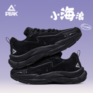 匹克（PEAK）女鞋2025春夏新款網(wǎng)面透氣老爹鞋子女子軟底休閑鞋厚底增高運動(dòng)鞋 黑色 36
