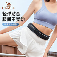 駱駝（CAMEL）運(yùn)動(dòng)腰包 男女跑步手機(jī)腰包運(yùn)動(dòng)健身迷你小腰帶 8W3AMT002 黑色
