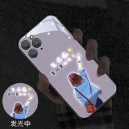 適用新款蘋果15手機(jī)殼iphone14plus來電發(fā)光11情侶12mini文字13潮 好好生活-女【精孔】 6Plus/6SPlus通用
