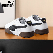 彪馬（PUMA）板鞋男鞋女鞋 2025夏季新款緩震平底鞋低幫撞色休閑鞋運(yùn)動(dòng)情侶鞋 397454-02/彪馬白-黑色-咖啡棕 42