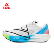 匹克態(tài)極UP30 3.0Eilte專(zhuān)業(yè)競速跑步鞋男鞋馬拉松全掌碳板減震運動(dòng)鞋 白/彩蘭/紅 39 (245mm)
