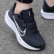 耐克（NIKE）男鞋 秋季新款運動鞋REVOLUTION 7緩震耐磨網(wǎng)面透氣跑步鞋休閑鞋 黑色/QUEST 6代 44