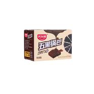 光頭娃巧克力味五黑空心鍋巴整箱獨立40包酥脆美味解饞 巧克力味鍋巴40包*1箱