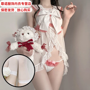 糖妤萌洛麗塔公主裙成人性感衣服小胸可穿女傭連衣裙套裝嫵媚戰(zhàn)跑 純欲女傭+無花邊撕 M 適合80-95斤