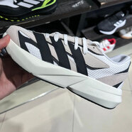 阿迪達(dá)斯 （adidas）跑步鞋男鞋2025新款LIGHTBLAZE輕穩(wěn)定緩震回彈運(yùn)動(dòng)鞋「流光跑鞋」 JH6944灰黑 43 (265mm)