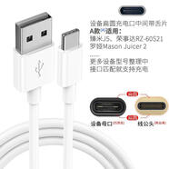 PVBD榨汁機(jī)小型果汁機(jī)便攜式充電線適用羅婭九陽臻米小熊usb 白色A款Typec線 0.25M