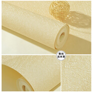 菲客自粘墻紙防水客廳臥室學(xué)生宿舍溫馨出租房裝修貼膜家具翻新貼可擦 蠶絲米黃 60cm寬*3米(連續發(fā)貨 )