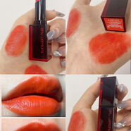 植村秀（Shu uemura）官方旗艦正品 小黑方絲絨啞光口紅ambr784絹感柔霧KSRD188 小黑方 AOR 570 血橙色 滋潤