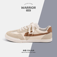 回力帆布鞋女2025秋冬新款情侶款男女鞋系帶平底鞋學(xué)生休閑鞋布鞋子女 米粽 39