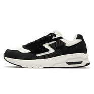 361°運動鞋女2024年秋季全掌橡膠休閑鞋女士耐磨防滑戶外休閑板鞋子 羽毛白/曜石黑 35