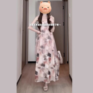 尤柯鳥(niǎo) YOEKBIRD粉色吊帶碎花連衣裙子女2025新款開(kāi)春季穿搭法式氣質(zhì)收腰絕美長(zhǎng)裙 【粉色連衣裙】miu里miu氣穿搭/ S 【低價(jià)送退貨保 現(xiàn)貨速發(fā)】