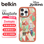 貝爾金（BELKIN）適用蘋果16ProMax手機(jī)殼 迪士尼瘋狂動(dòng)物城定制款 iPhone16ProMax手機(jī)保護(hù)套 MagSafe磁吸帶殼充電