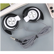 力族 耳機有線(xiàn)掛耳式手機電腦通用MP3/4手機線(xiàn)重低音運動(dòng)散步音樂(lè )耳機男女 白色 3.5mm