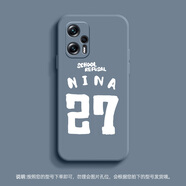 信盛宏 哭泣少女樂(lè )隊適用紅米note11Tpro手機殼文字簡(jiǎn)約Redminote11pro硅膠軟殼11R防摔全包保護套 深灰色-二十七 紅米Note115g