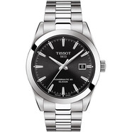 天梭（TISSOT）瑞士手表 鋼帶自動(dòng)機(jī)械表夜光防水男士商務(wù)休閑手表日期顯示