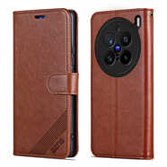 陸桐vivo X200Pro mini手機(jī)殼保護(hù)套高端商務(wù)男女翻蓋式皮套保護(hù)套精美全包邊防摔皮夾子新款 棕色 vivo X200 Pro Mini