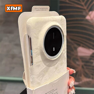 XFMF復(fù)古高級(jí)感國(guó)風(fēng)緞面紋理絲絨適用華為mate70pro+手機(jī)殼mate60榮耀magic7pro半包pura70ultra防摔套 【奶油白】絲絨紋半包 vivo X100S