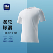 HLA海瀾之家短袖T恤男25圓領(lǐng)通勤休閑風(fēng)短袖男夏季