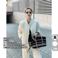 美洋（MEIYANG）舒適區棉服云感尼龍防潑水新雪麗保暖短棉衣外套U 白色 M