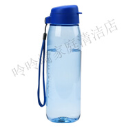 特百惠（Tupperware）2025新款經(jīng)典樂活隨心壺750ML 便攜防漏隨心隨手水杯 明亮藍送杯套杯刷手繪表情貼0ml0