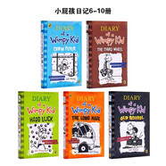 英文原版 小屁孩日記6-10贈音頻 Diary of a Wimpy Kid 幽默漫畫橋梁章節(jié)書哭包日記 7至12歲小學(xué)生課外讀物 藍思910-1060L