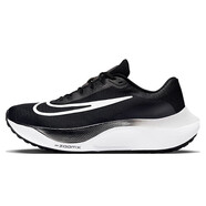 耐克NIKE跑步鞋男緩震泡棉ZOOMX FLY 5運動(dòng)鞋DM8968-001黑白40
