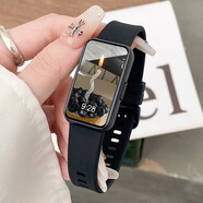 彬格【女神禮物】安卓ios手機通用智能手表女士藍牙通話(huà)情侶運動(dòng)腕表 黑膠【全觸屏-自定義壁紙-來(lái)電提醒等】