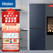海爾（Haier）【兩門三門熱銷款】180/190/202/216/218門小冰箱小型家用超薄節(jié)能省電凈味保鮮雙開門租房電冰箱 BCD-202WGHC290B9
