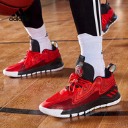 阿迪達(dá)斯 （adidas）籃球鞋男鞋秋冬冬季運(yùn)動(dòng)鞋DRose羅斯實(shí)戰(zhàn)訓(xùn)練鞋緩震透氣休閑鞋 GY6497 43