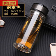 亞泰（YATAI）亞泰YATAI雙層玻璃杯水杯耐熱加厚過濾泡茶杯創(chuàng)意辦公男女出 45直身杯 0ml 0只