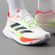 阿迪達斯 （adidas）女鞋 25秋季新款BOSTON 12跑步鞋專(zhuān)業(yè)競速訓練運動(dòng)鞋透氣減震跑鞋 白/黑色/亮紅 36