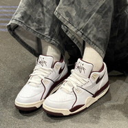 耐克（Nike）籃球鞋男鞋2025夏季新款A(yù)IR FLIGHT 89 AJ4兄弟款復(fù)古氣墊休閑運(yùn) FQ8256-100白酒紅AIR FLIGHT 42