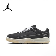 NIKE耐克Jordan FLIGHT COURT灰黑舒適復(fù)古防滑耐磨低幫運(yùn)動(dòng)籃球鞋 HF3255-002灰黑 41 (260mm)