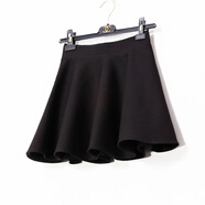 索宛亦2025春夏新款小短裙半身裙蓬蓬裙小黑裙傘裙松緊腰大碼防走光女裙 錦棉小(短)裙9930# 2XL (適合2尺4-2尺7腰)