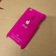 沃科博適用于iPod touch4代保護(hù)殼蘋果itouch4保護(hù)套手機(jī)套外殼個性硬殼 玫紅 iPhone其他型號