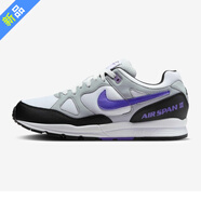 耐克（NIKE）休閑鞋男鞋冬季新款運動鞋Air Span 2輕便減震跑步鞋AH8047-105 AH8047-013黑白灰紫鉤 44.5