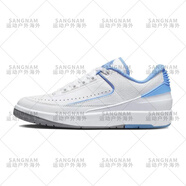 耐克（NIKE）Air Jordan 2 AJ2 芝加哥 男子高幫復(fù)古籃球鞋 DX2454-106 DV9956-104北卡藍低幫  42.5