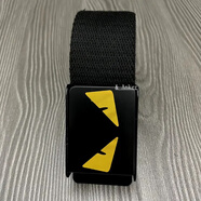 漫兮楠帆布皮帶男女潮流高初中學(xué)生青少年韓版個(gè)性百搭牛仔褲腰帶 眼睛純149斤內可使用 110cm