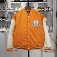 李寧男子棉夾克2025春季新款反伍系列保暖防風(fēng)休閑棉外套AJMV075 AJMV075-5橙色 M