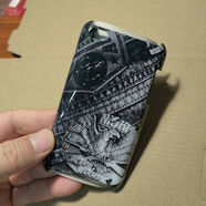 沃科博適用于iPod touch4代保護(hù)殼蘋(píng)果itouch4保護(hù)套手機(jī)套外殼個(gè)性硬殼 黑色牛仔 iPhone其他型號(hào)