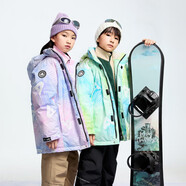 安奈兒（Annil）童裝男女童戶(hù)外運動(dòng)中長(cháng)款羽絨服2024冬新款 藍綠花 120 