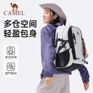 駱駝（CAMEL）云澗氧氣包戶(hù)外登山包雙肩包運動(dòng)旅游徒步防水書(shū)包黑/白