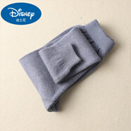 迪士尼（Disney）兒童羊·毛褲女童加厚打底褲外穿大童羊·毛褲男童保暖褲內(nèi)穿棉 精紡【中厚】男童淺灰 100 (褲長60厘米)