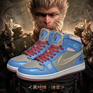 【專柜推薦】AJ312限定板鞋男鞋子蛇年聯(lián)名低幫透氣耐磨運動休閑 AJ高幫黑神悟空【限時特價】 41