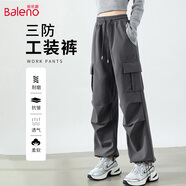 班尼路（Baleno）軟殼工裝褲女2025年春秋季時尚感簡約戶外通勤運動休閑百搭風(fēng)長褲