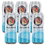 保拉納（Paulaner） 保拉納柏龍德國產(chǎn)原裝進(jìn)口Paulaner啤酒德國傳統(tǒng)經(jīng)典德啤 小麥輕爽 500mL 6罐 26年2月到期