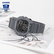 卡西歐（CASIO） 男表女表卡西歐手表男女情侶表學(xué)生時尚運動表太陽能雙顯電子表 WS-1400H-8BVPF悍者灰 10年電量