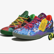 科比8代籃球鞋NBA全明星Kobe8碳板戰(zhàn)靴耐磨防滑減震實戰(zhàn)低幫運動 鴛鴦【氣墊+碳板】 40